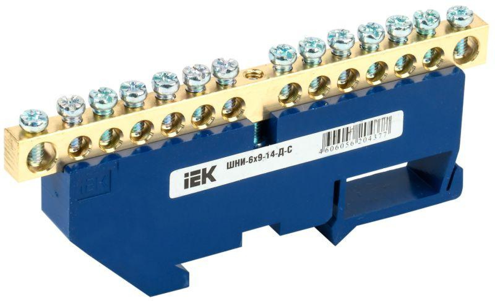 Изображение товара Нулевая шина IEK ШНИ 6х9-14-Д-С для электромонтажа и распределения электроэнергии