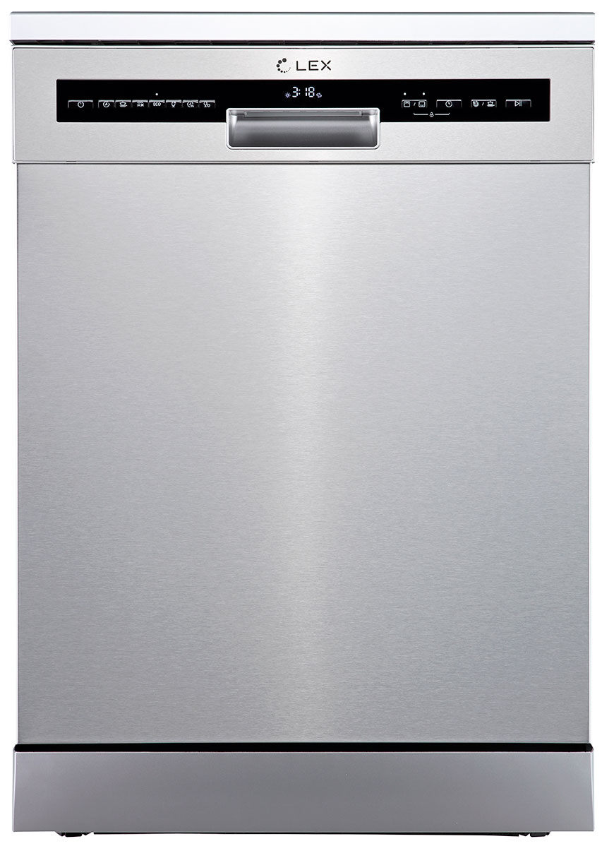 Посудомоечная машина LEX DW 6073 IX отдельностоящая посудомоечная машина lex dw 6073 ix серебристый