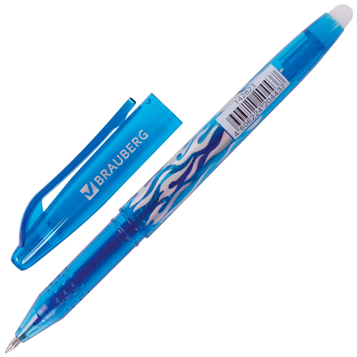 Изображение товара Комплект 12 гелевых стираемых ручек Brauberg Soft&Silk с синим цветом чернил