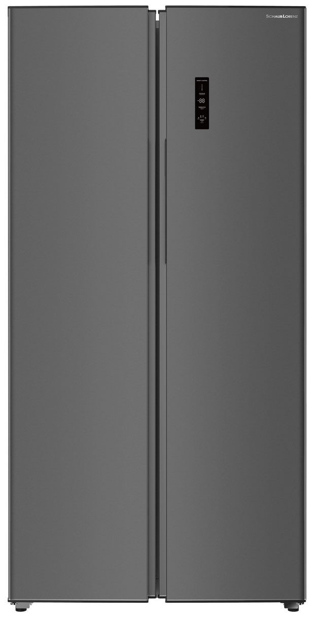 холодильник slu s400d4en side by side full no frost темная нержавеющая сталь Холодильник Side by Side Schaub Lorenz SLU S400D4EN