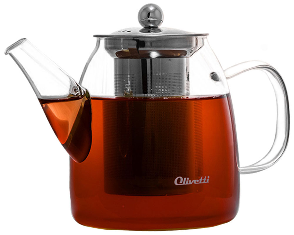 

Чайник Olivetti GTK071, стекло, Прозрачный/серебристый