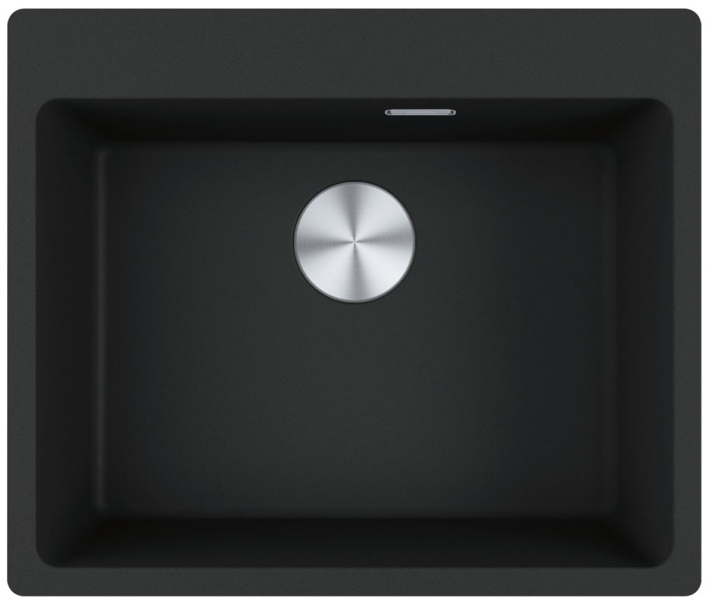 Изображение товара Кухонная мойка Franke MRG 610-54 FTL черный матовый, вентиль-автомат (114.0696.194)