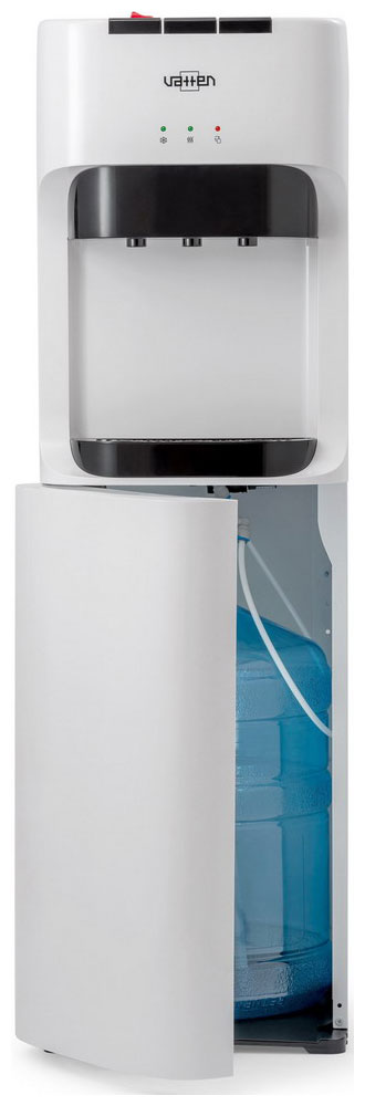 Кулер для воды Vatten L 45 WE матовый смеситель из нержавеющей стали черный кухонный кран с высокой дугой и поворотом на 360 градусов для холодной и горячей воды креплен