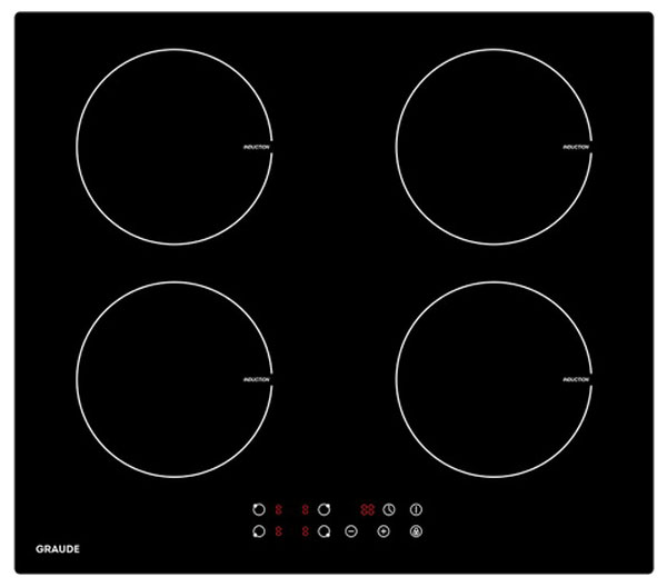Изображение товара Электрическая варочная панель Graude IK 60.0 4 индукционные конфорки сенсорное управление