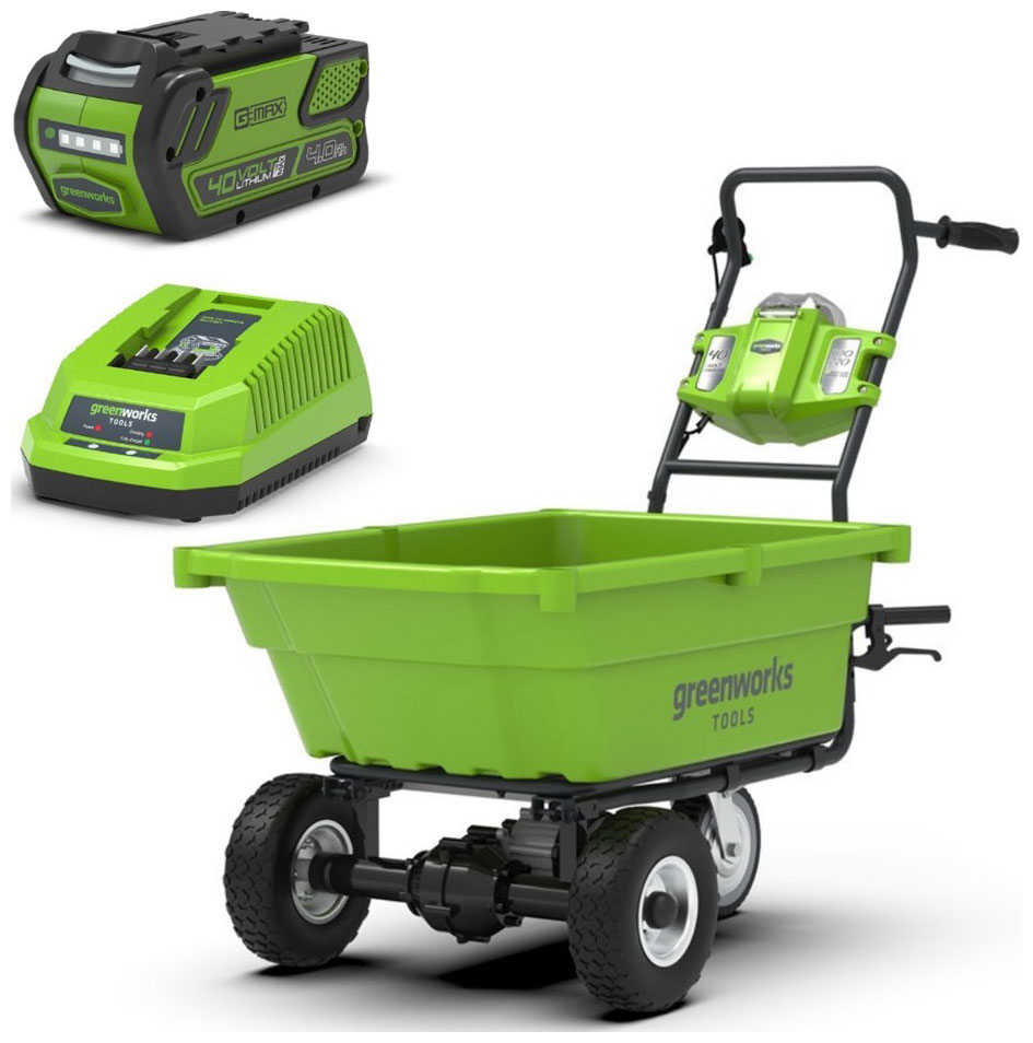 Тележка садовая самоходная Greenworks G40GCK4, 7400007UB