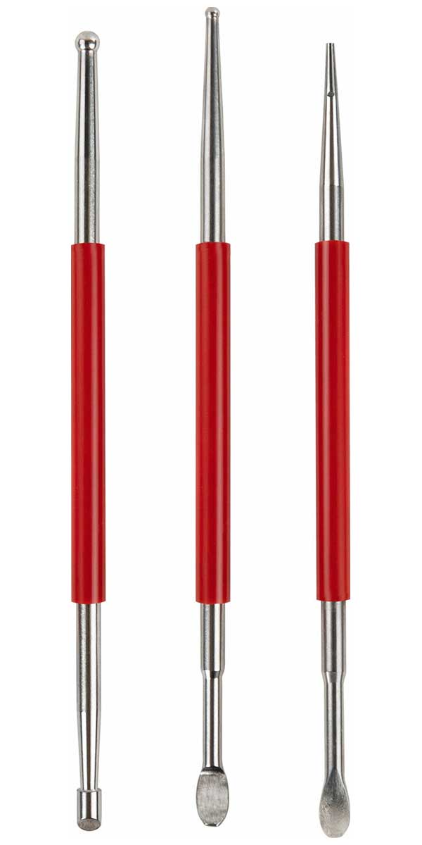 Изображение товара Стеки для лепки и моделирования Brauberg металлические эргономичные, 3 шт., ART, 271167