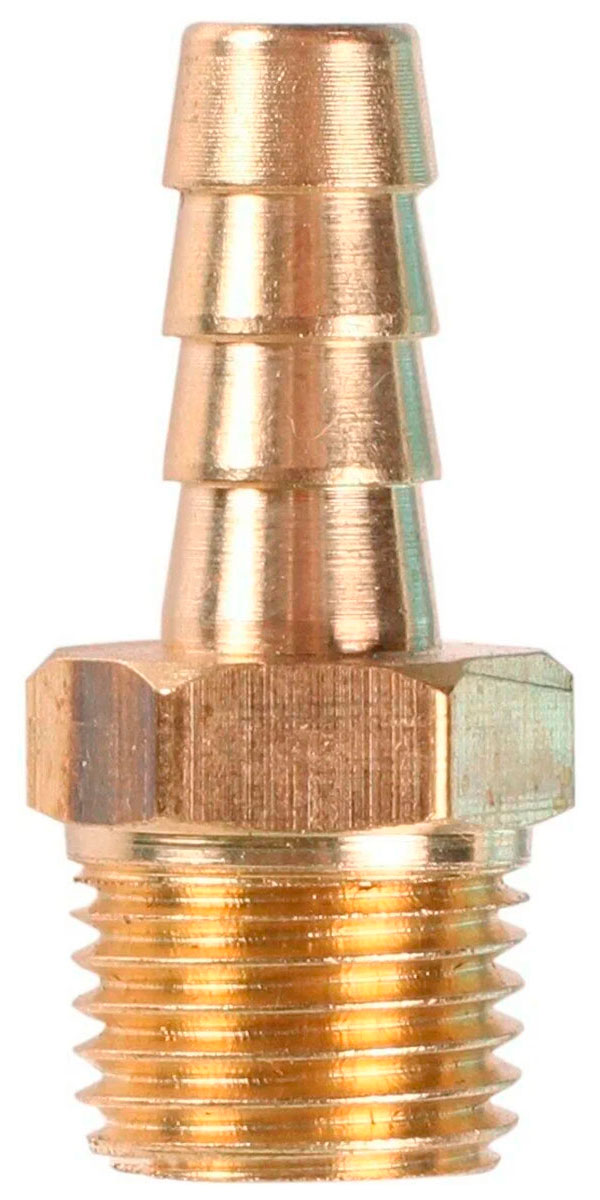 

Соединение Eco наружная резьба, 1/4" х елочка, 8 мм, латунь (AB-MT14/E08)