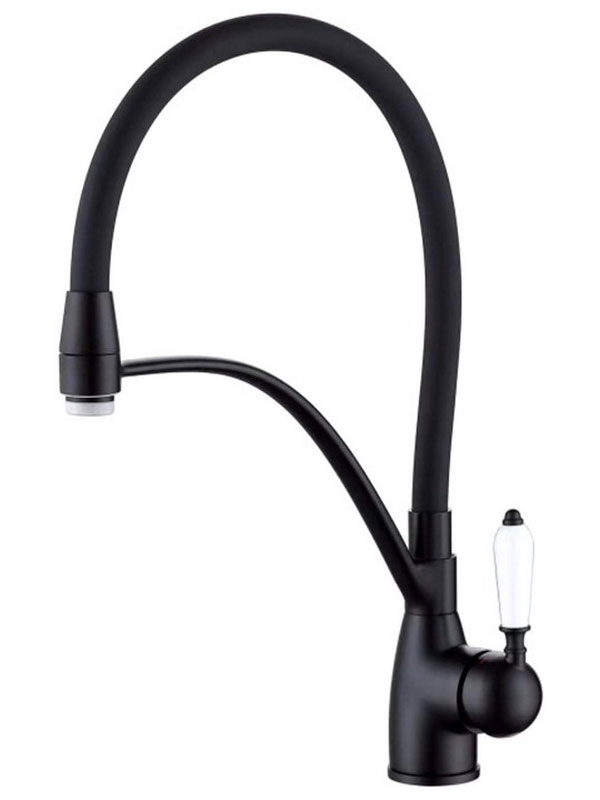 

Кухонный смеситель Rose R153/черный (R153H)