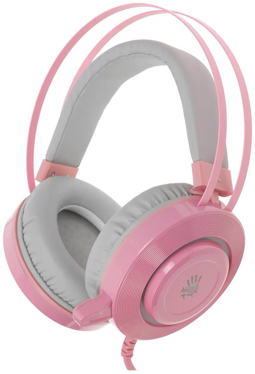 Изображение товара Наушники A4Tech Bloody G521, розовый, 2.3м., мониторные, USB (G521 PINK )