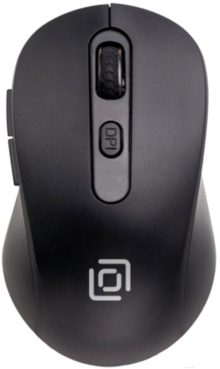 Изображение товара Мышь Oklick 1520859 677MW черный оптическая (1600dpi) беспроводная USB (6but)