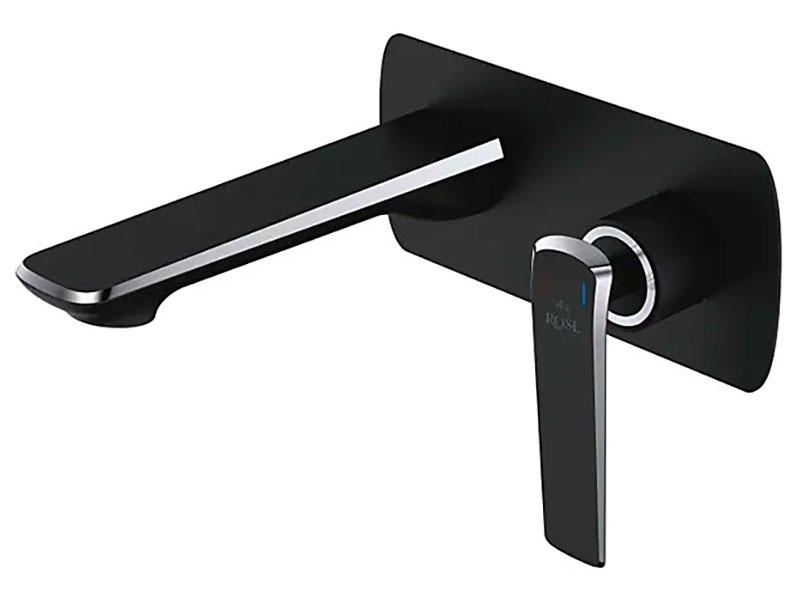 

Смеситель для раковины Rose R13H, черный (R1341H)