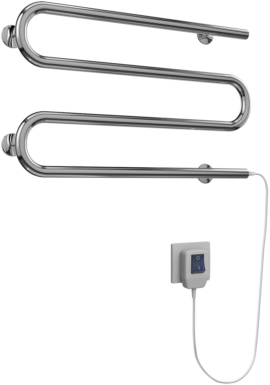 Изображение товара Полотенцесушитель электрический Terminus 25 М-образный, 600х350