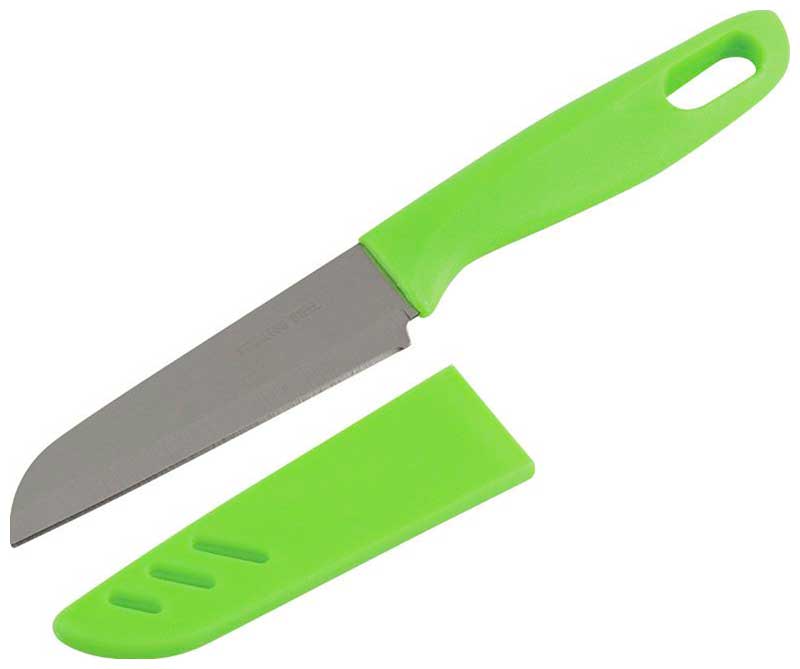 Изображение товара Нож для овощей Mallony BUSTA в ножнах 9,5см нержавеющая сталь Китай