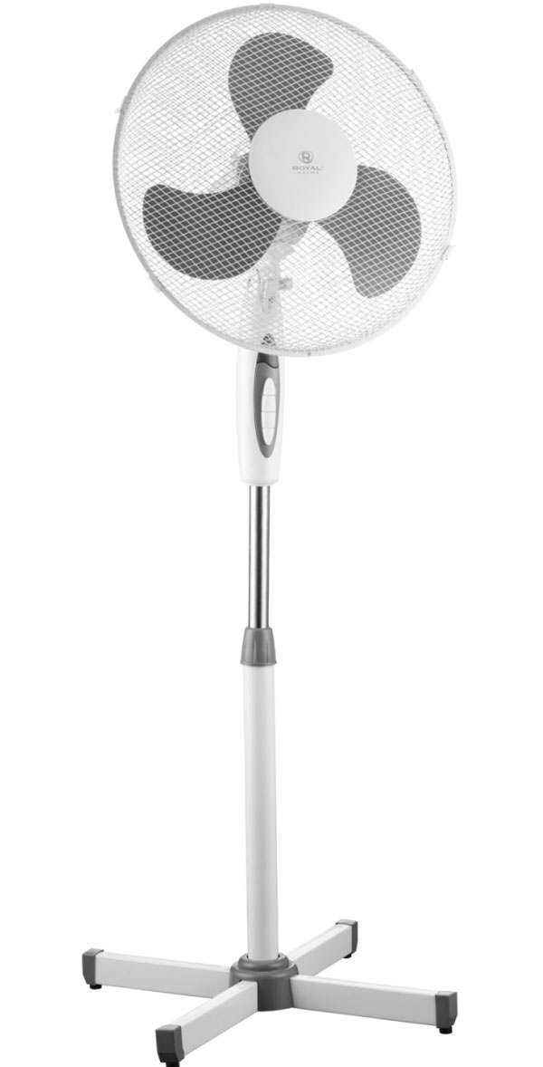 Изображение товара Вентилятор напольный Royal Clima RSF-161M-WT с регуляцией и автоматическим поворотом