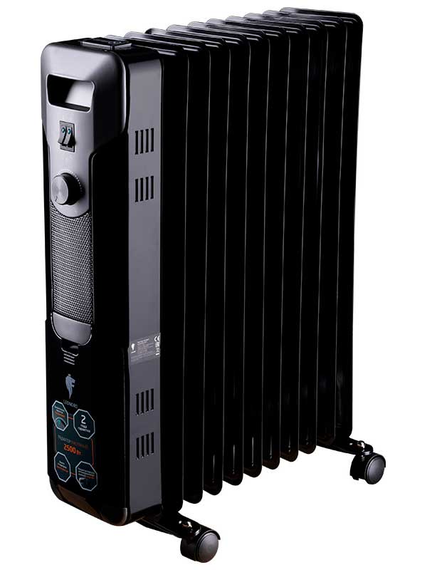 Изображение товара Радиатор масляный Leonord LE-1911, 11 секций, 2.5кВт (105819)