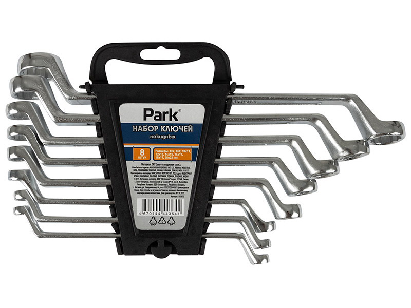 Изображение товара Набор ключей Park накидные, 8 шт, CrV (105075)