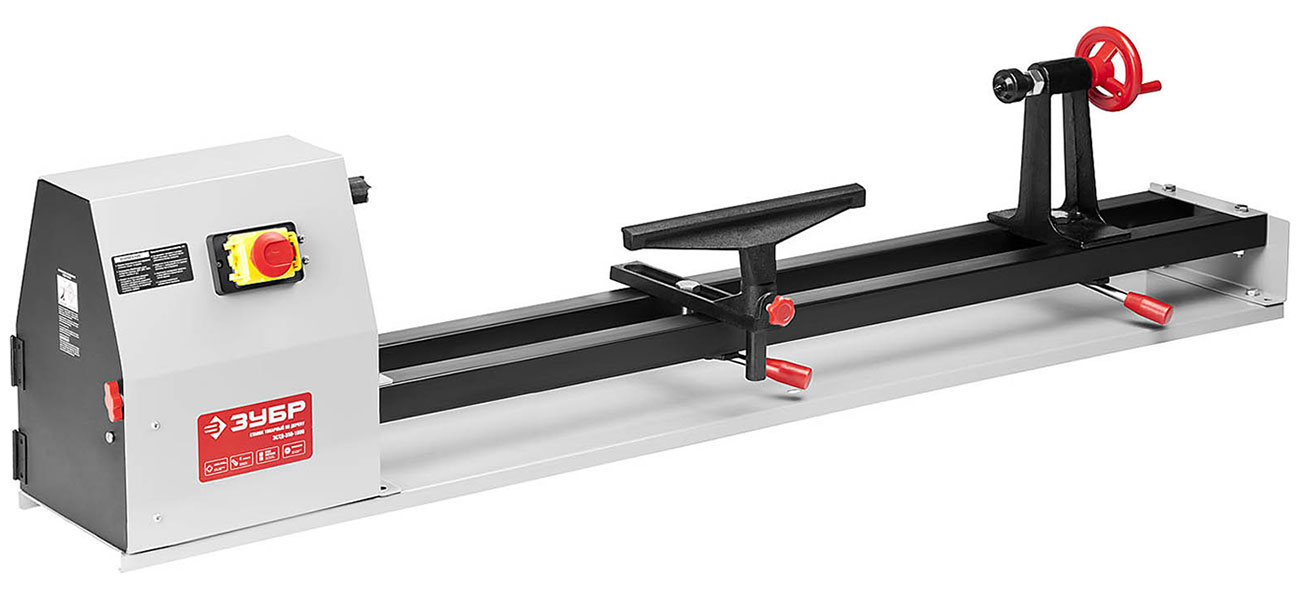 Изображение товара Токарный станок по дереву Зубр ЗСТД-350-1000 профессиональный