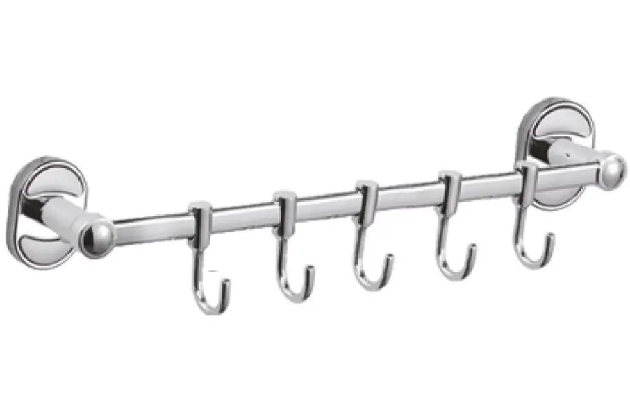 Изображение товара Планка с крючками для полотенец D-Lin хром (D288700-5)
