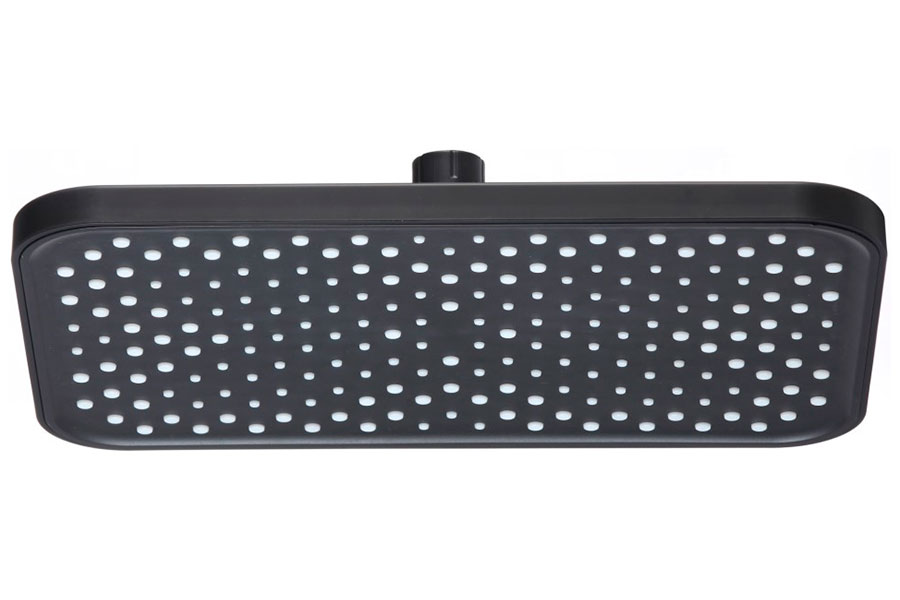 Изображение товара Верхний душ D-Lin черный 20х30 см с системой против известковых отложений