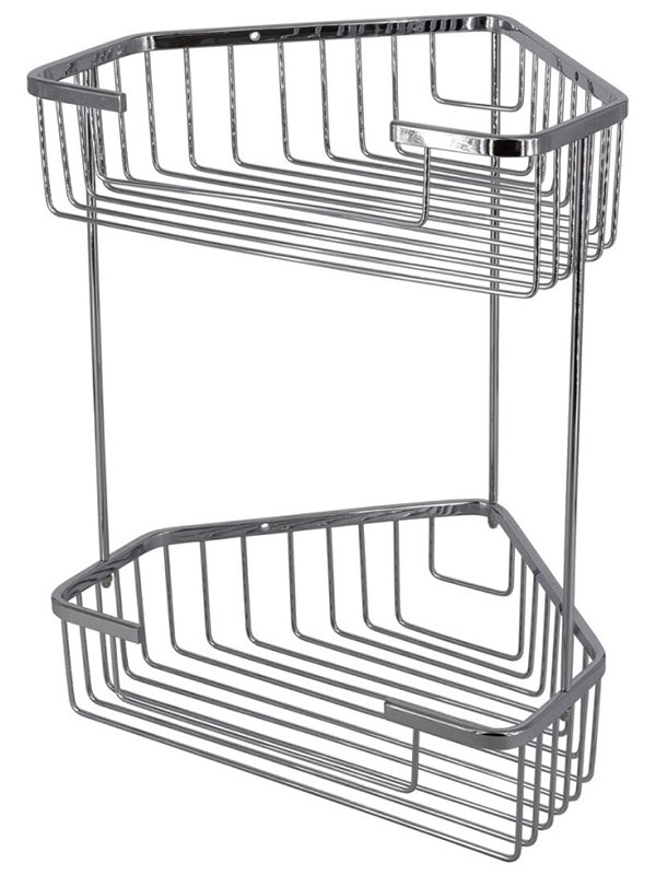 Изображение товара Полка металлическая угловая D-Lin хром (D201305)