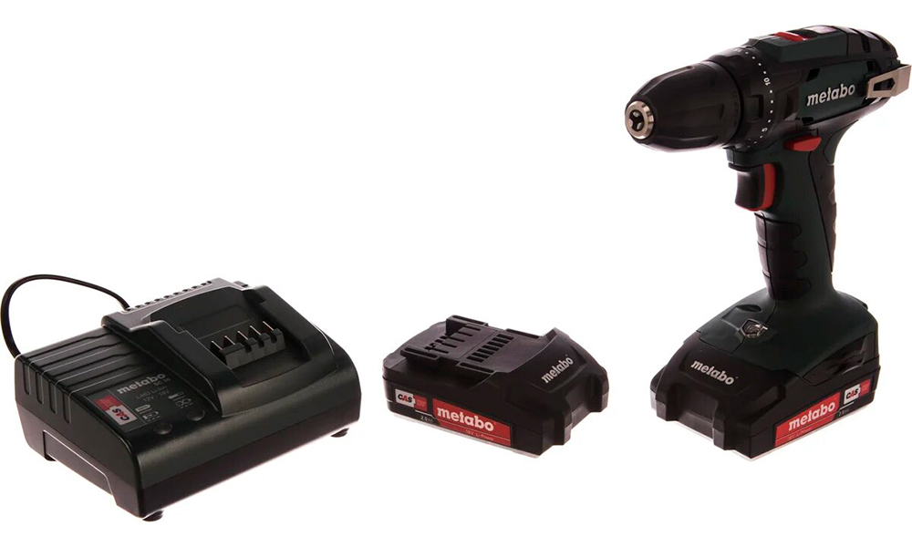 Изображение товара Аккумуляторная дрель-шуруповерт Metabo BS 18 L 2 аккумулятора 18V быстрозажимной патрон