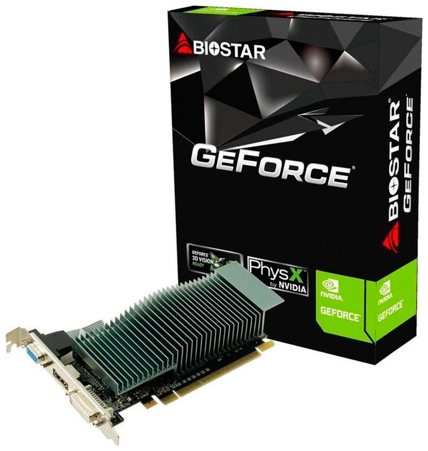 Изображение товара Видеокарта Biostar GeForce 210 1Gb G210-1GB D3 LP (VN2103NHG6)