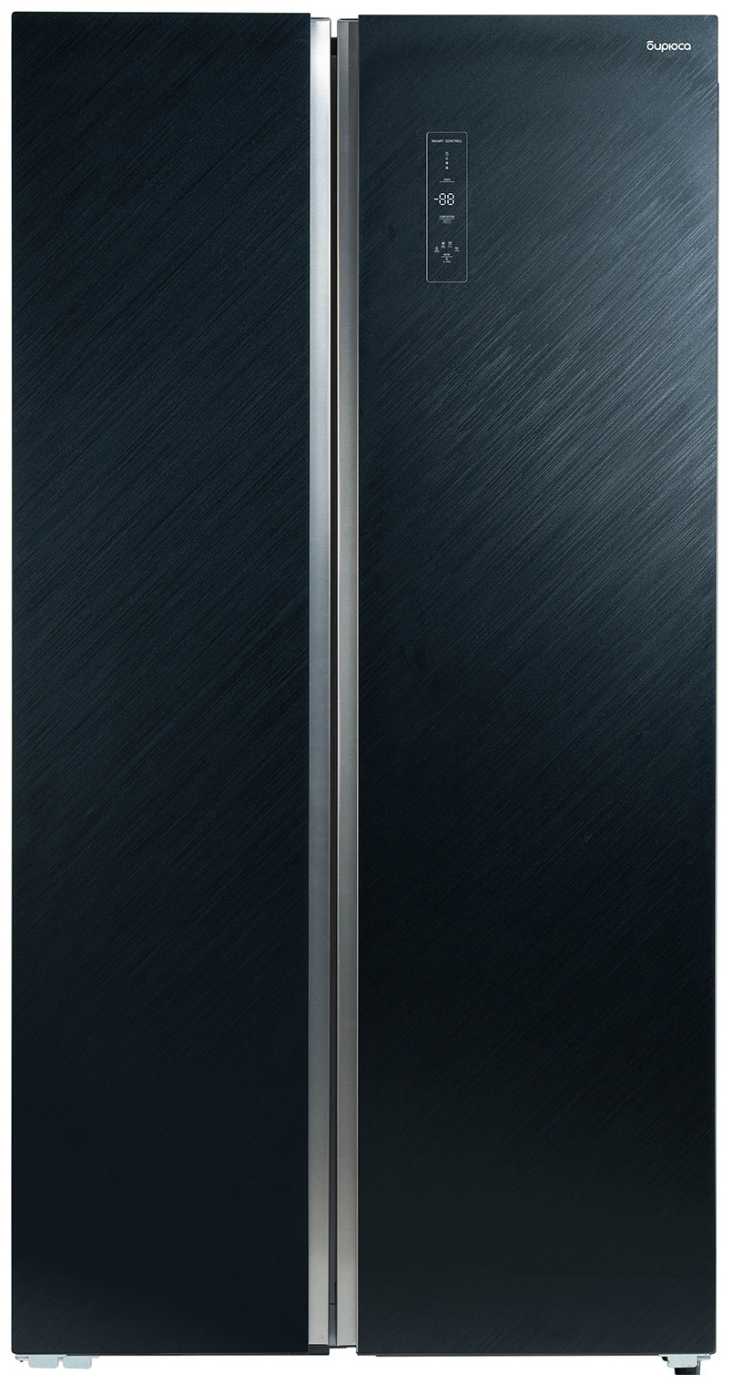 Изображение товара Холодильник Side-by-Side Бирюса 541 TBG с текстурированным стеклом и функциями No Frost