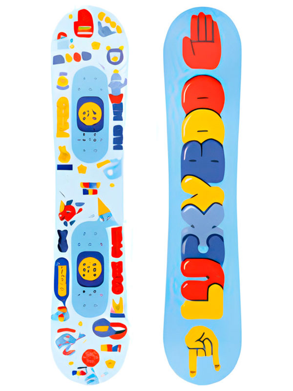 Изображение товара Детский сноуборд LuckyBoo PLAYGROUND 80 см Twin Tip для начинающих и прогрессии