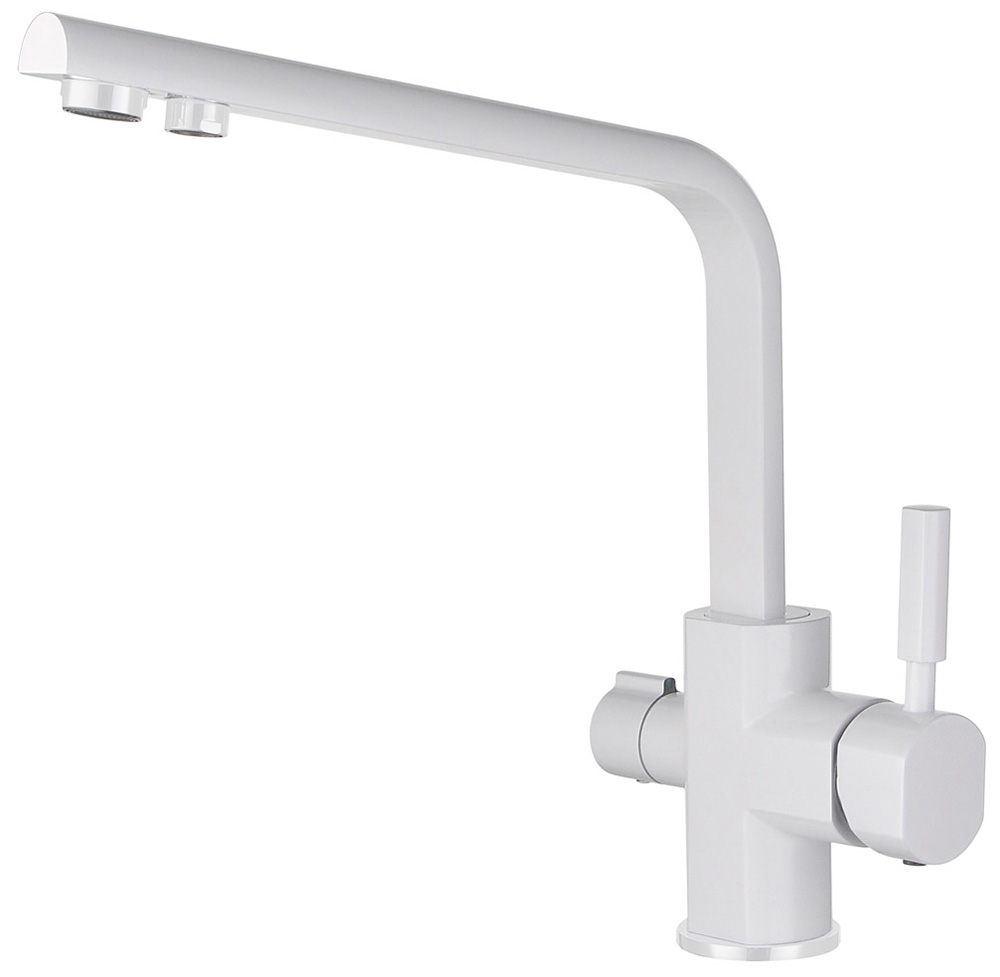 Изображение товара Смеситель для кухонной мойки Kaiser Decor, белый (40144-10)