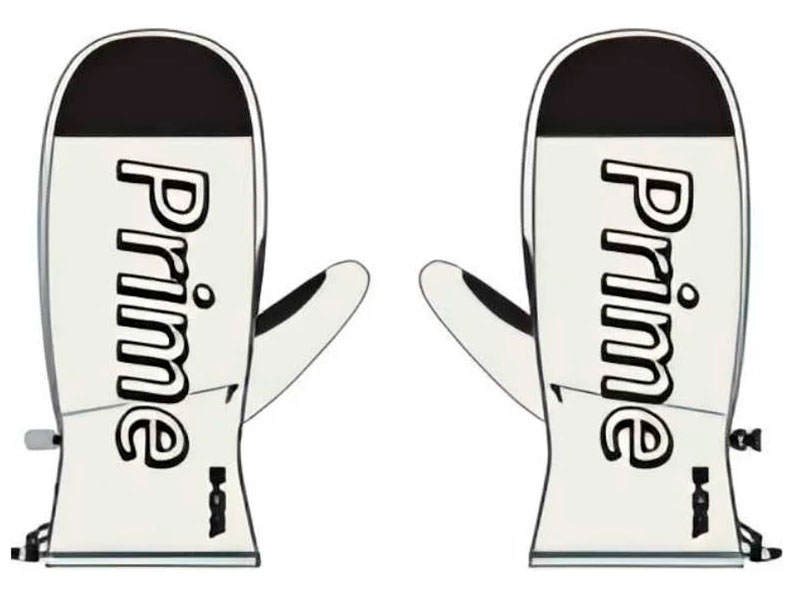 Изображение товара Утепленные варежки Prime P1-PRO Mitten белого цвета для горнолыжного отдыха M