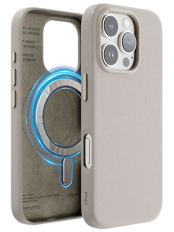 Изображение товара Чехол для мобильного телефона Type Gorilla Premium, Magnetic, iPhone16 pro, Grey, Leather (BL-T52-iP16P-LTR-GR)