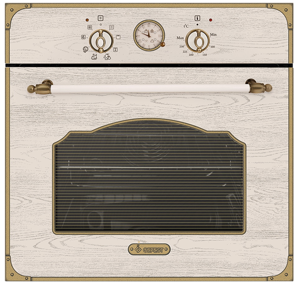 

Электрический духовой шкаф Gefest ЭДВ ДА 622-02 К37, Кремовый с рисунком дерево