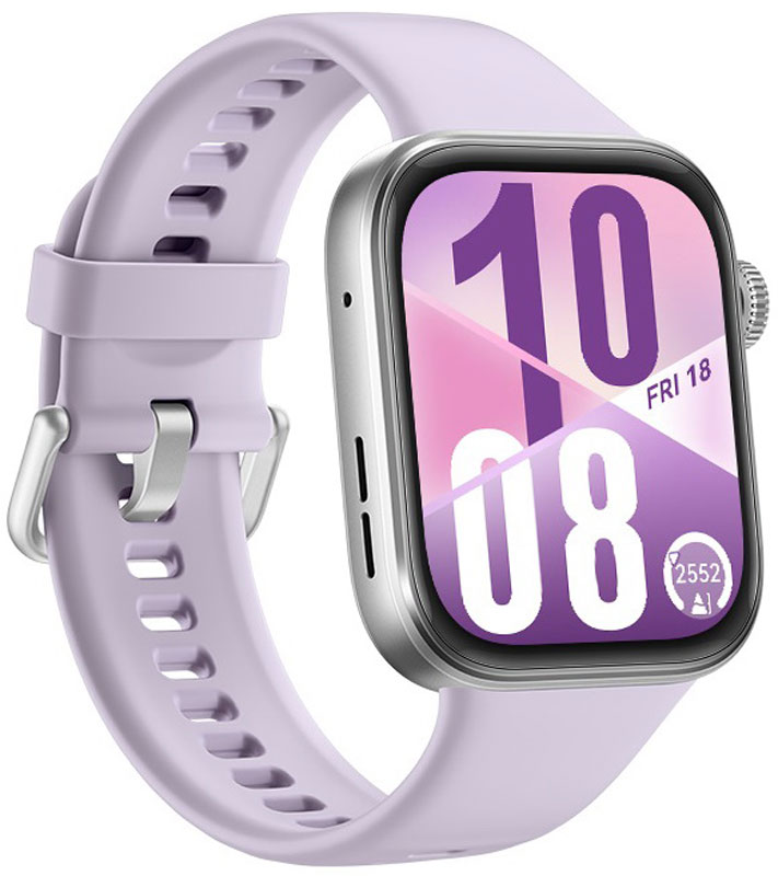 Изображение товара Умные часы Huawei WATCH FIT 4 фиолетовые с сенсорным дисплеем и водонепроницаемостью