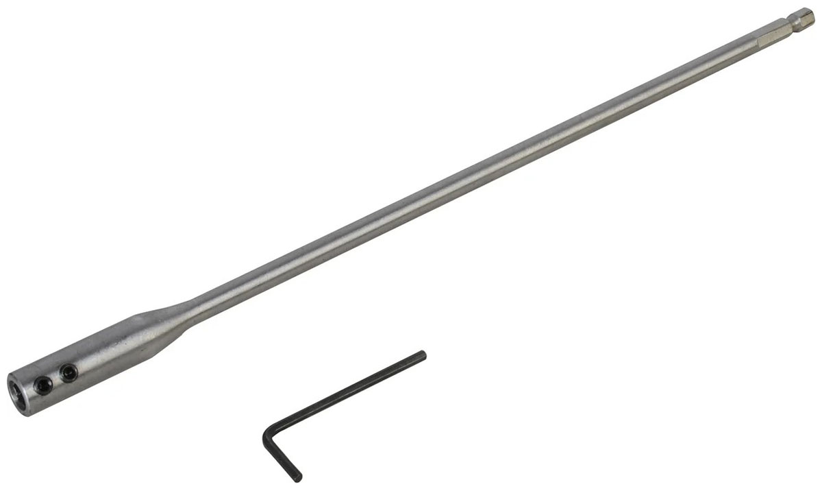 

Удлинитель для перовых сверл Sturm! 300 мм (1055-07-A300)