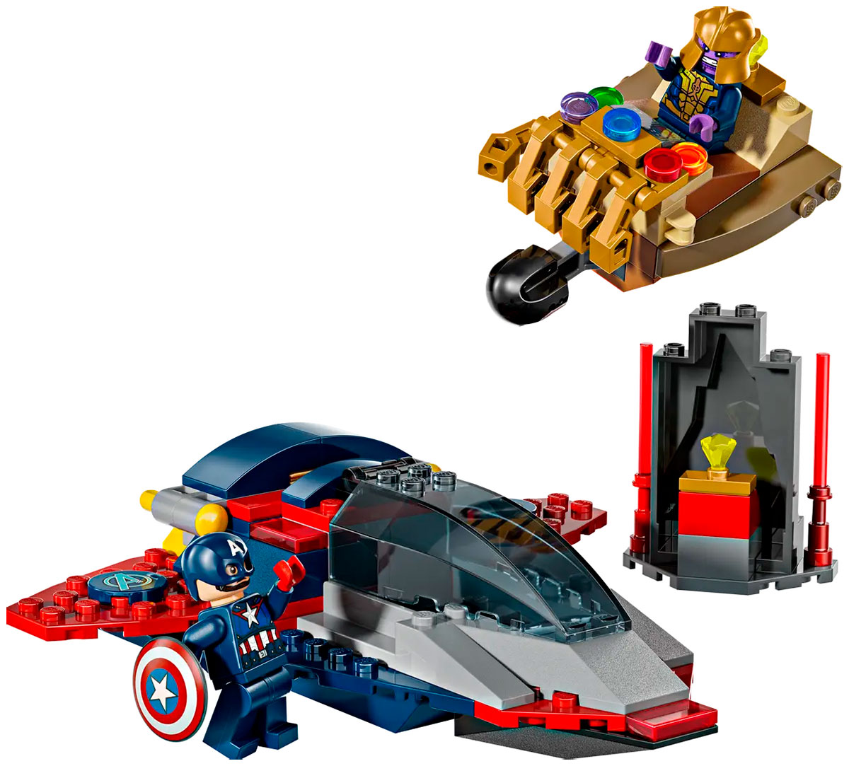 Изображение товара Конструктор Lego Super Heroes Капитан Америка против Таноса (76319)