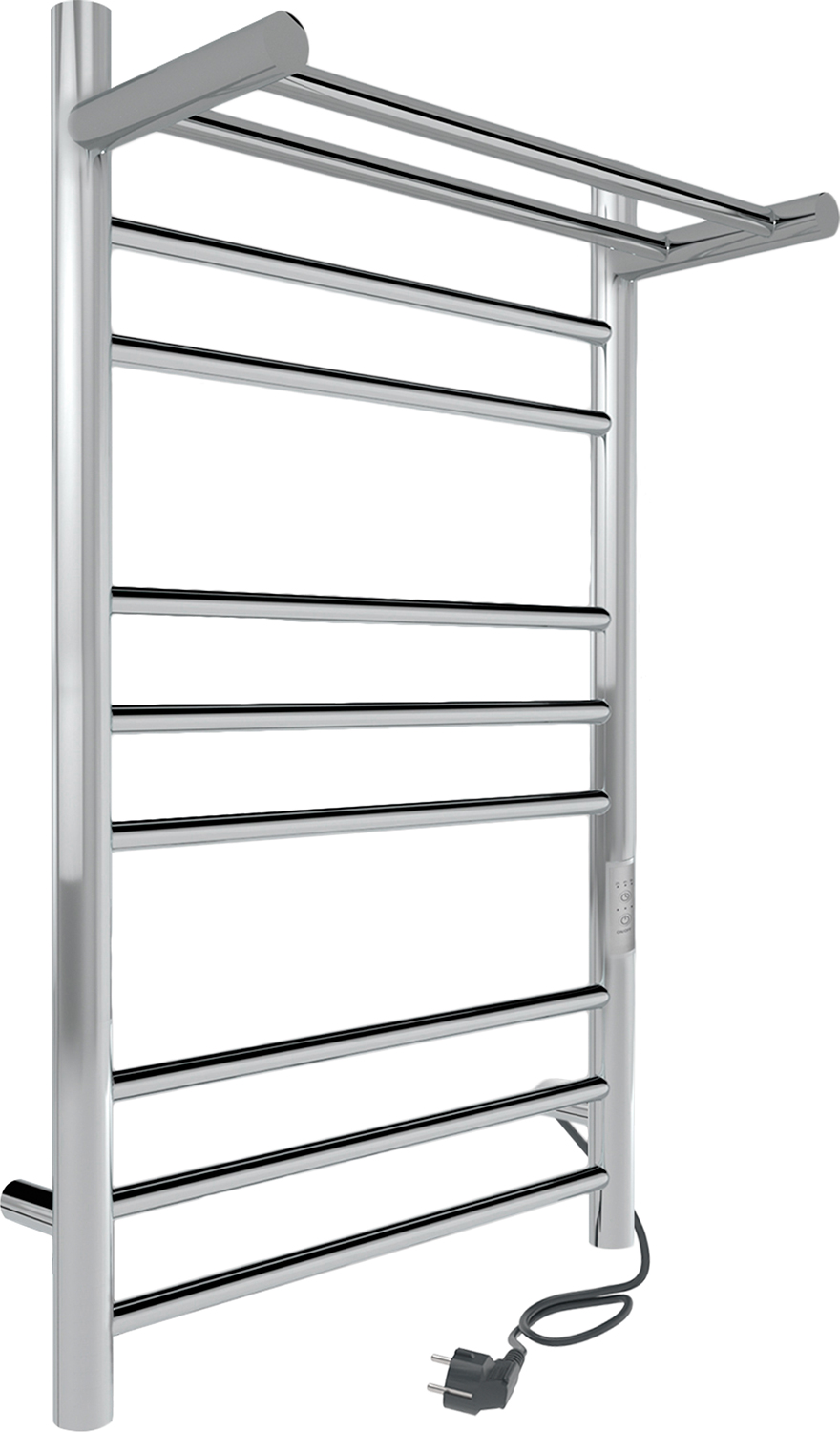 Изображение товара Электрический полотенцесушитель Indigo Line Trinity с полкой хром 80x43.2 см