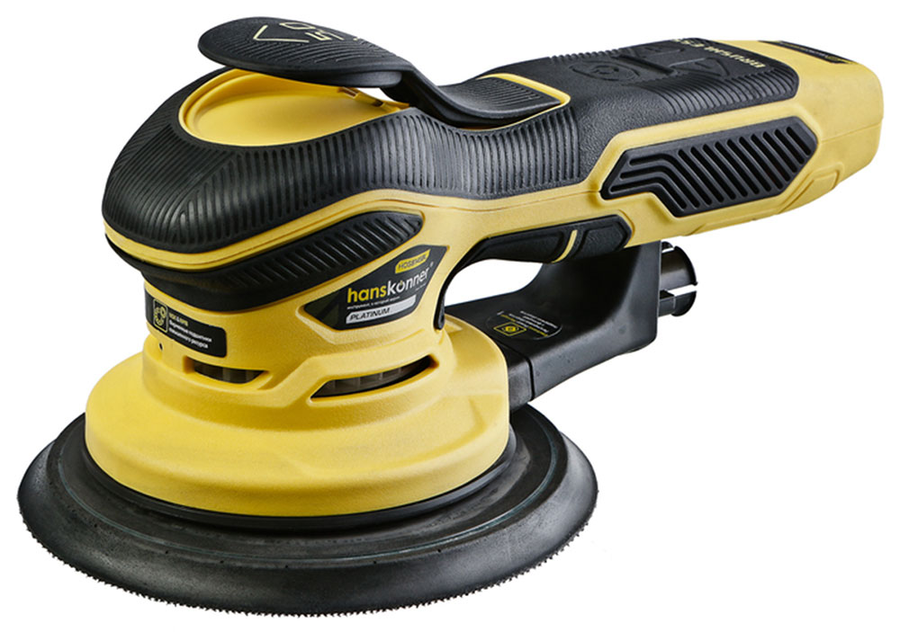 Изображение товара Эксцентриковая шлифмашина Hanskonner HOS8145BL, 400 Вт, d=150 мм, 4000-10000 об/мин, бесщеточная