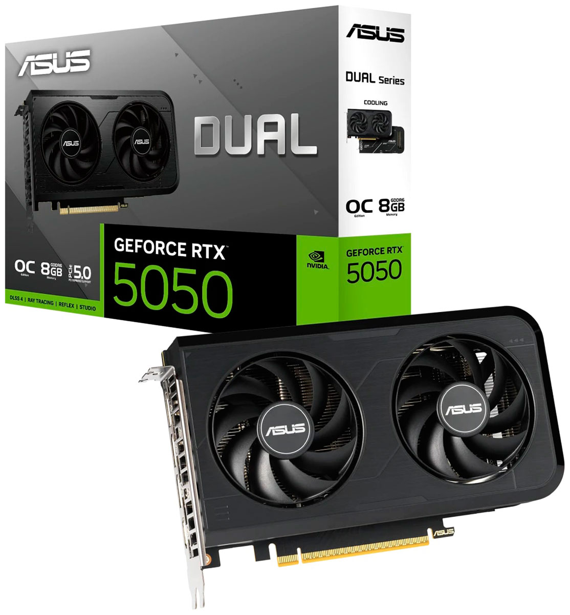 Изображение товара Видеокарта Asus GeForce RTX 5050 DUAL OC 8Gb (DUAL-RTX5050-O8G)