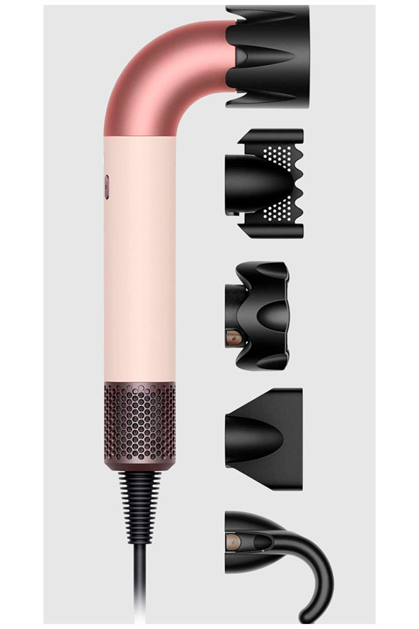Изображение товара Фен Dyson HD17 Pro 2-pin RU Pink Rose Gold 1700 Вт быстрый мощный с холодным обдувом