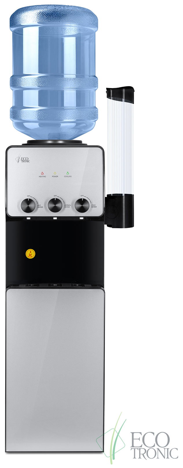 Изображение товара Кулер для воды Ecotronic K26-LCE black-silver (ETK13170)