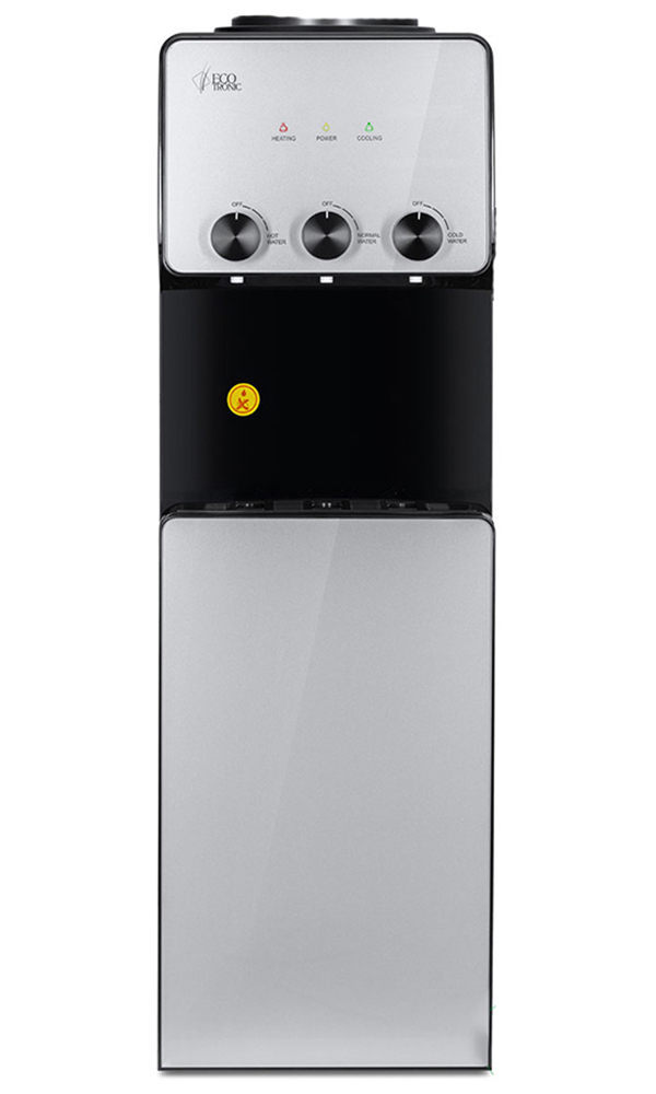 Изображение товара Кулер для воды Ecotronic K26-LCE черный серебристый напольный электронный 16 л Изображение товара Кулер для воды Ecotronic K26-LCE черный серебристый напольный электронный 16 л