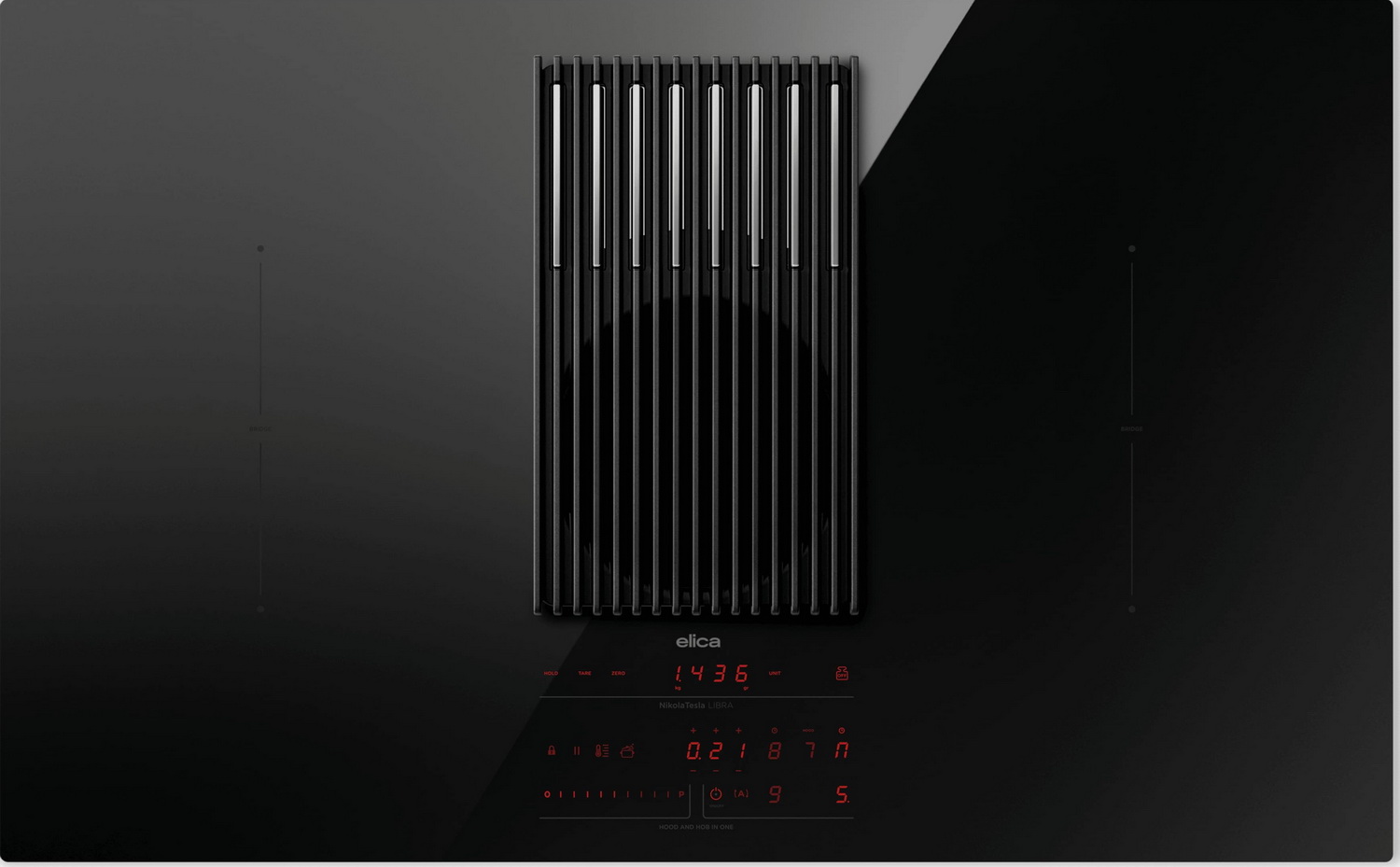 Изображение товара Индукционная варочная панель со встроенной вытяжкой Elica NIKOLATESLA LIBRA EVO