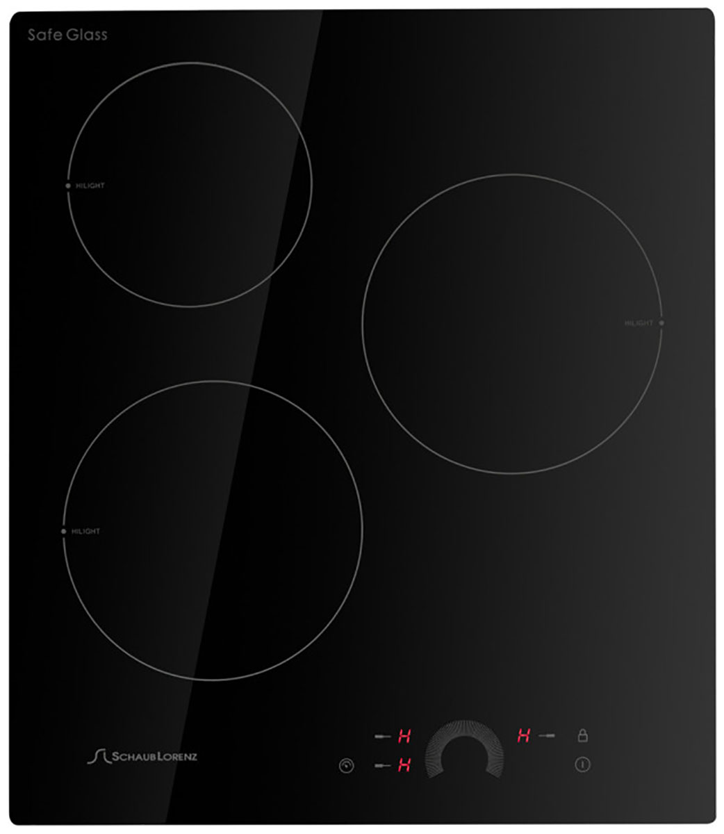 Изображение товара Электрическая варочная панель Schaub Lorenz SLK CY 40 H5 с 3 конфорками и сенсорным управлением