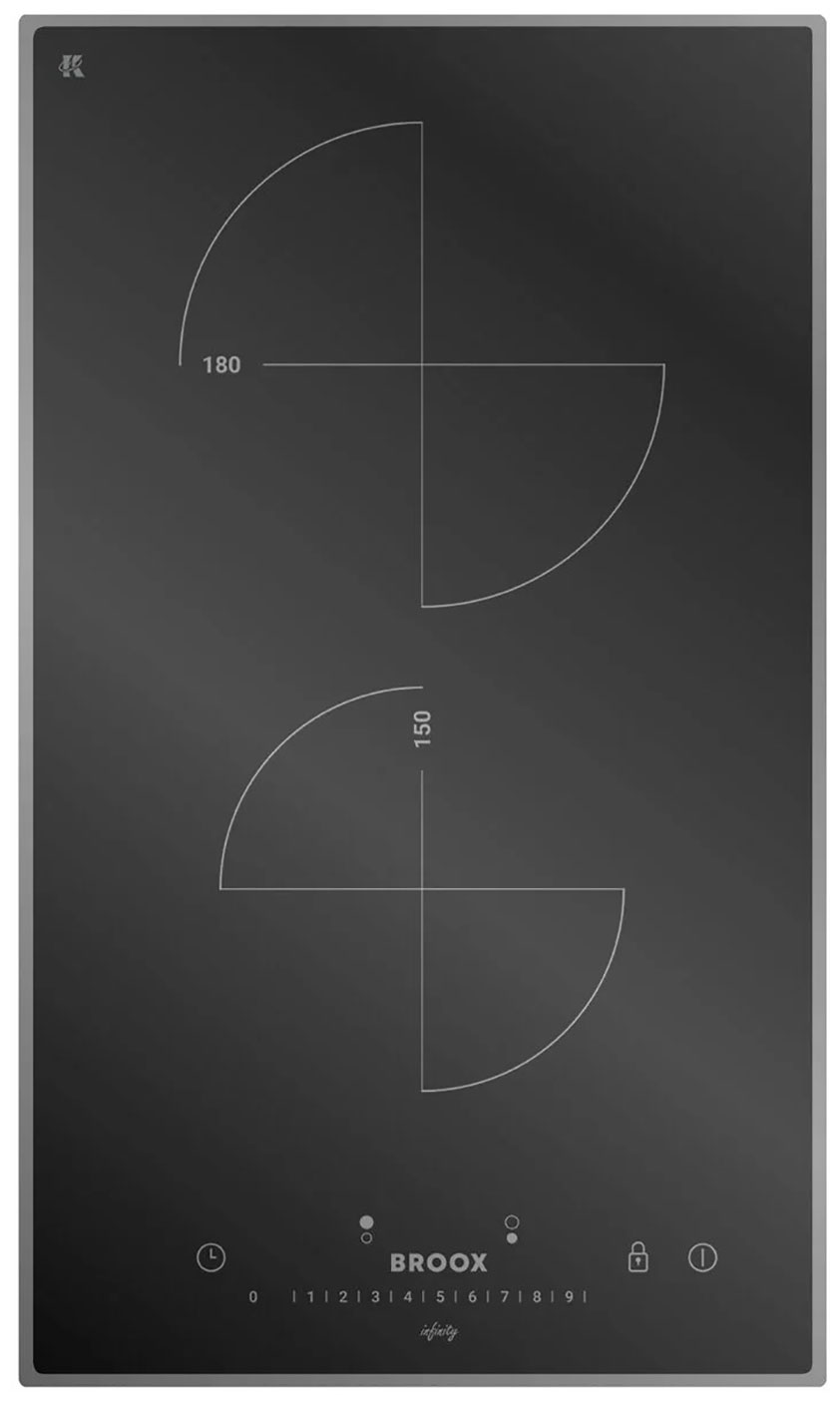 Изображение товара Электрическая варочная панель Broox ПЭВ 25 С черная infinity