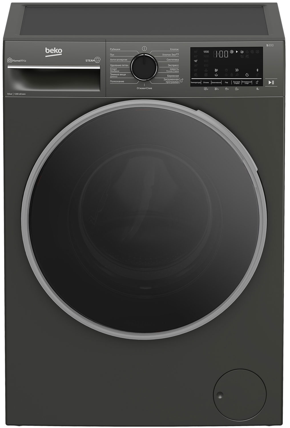 

Стиральная машина Beko B3WFR57H2A, Антрацит