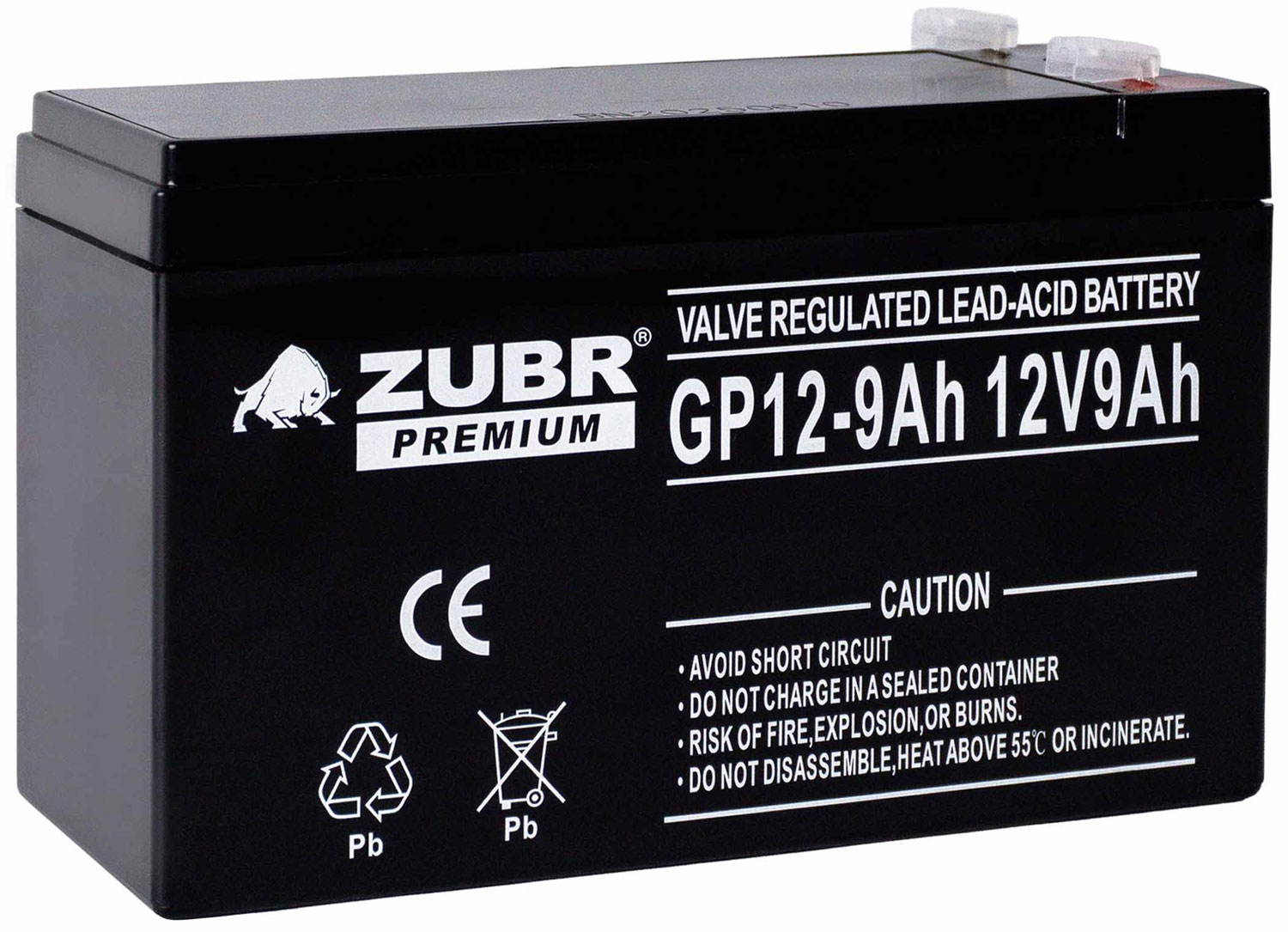 Изображение товара Батарея для ИБП Зубр GP12-9 12V9Ah Изображение товара Батарея для ИБП Зубр GP12-9 12V9Ah
