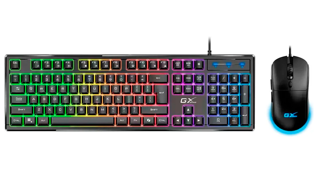 Изображение товара Игровая клавиатура + мышь Genius Scorpion KM-GX6 RURGB