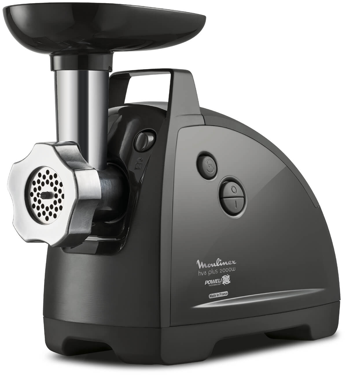 Изображение товара Мясорубка Moulinex HV8 ME682832 2000 Вт, черная, комплект аксессуаров