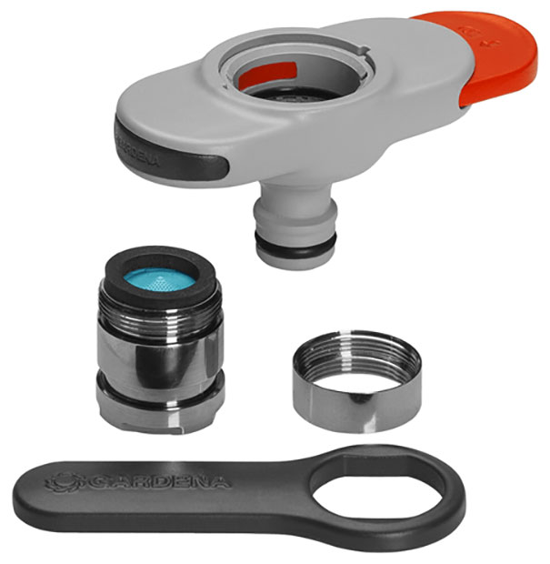 Изображение товара Штуцер Gardena без резьбы для бытовых кранов 18210-20.000.00