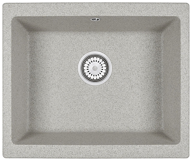 Изображение товара Кухонная мойка Granula GR-5551 кварцевая прямоугольная базальт 555x460 мм